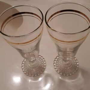 Set of two Vintage Sundae Glasses